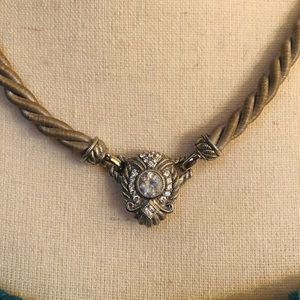 Judith Ripka rope necklace with pendant